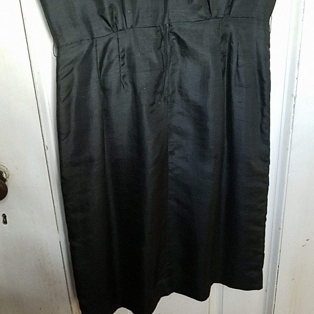 Vintage Raw Silk Dress - Picture 4 of 6